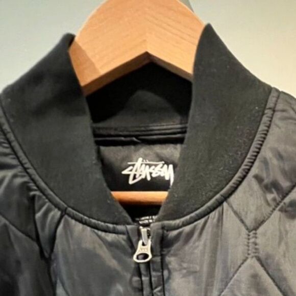 Stussy - Quilted Military Jacket (#115272-0001) - Black - Picture 3 of 8